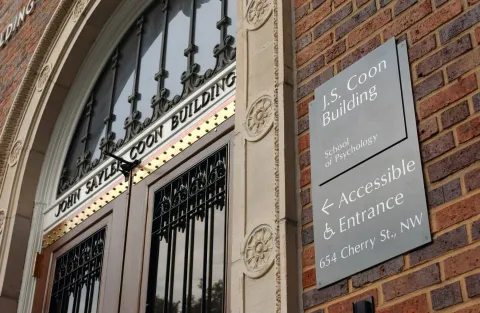 The School of Psychological and Brain Sciences is located in the J.S. Coon Building.