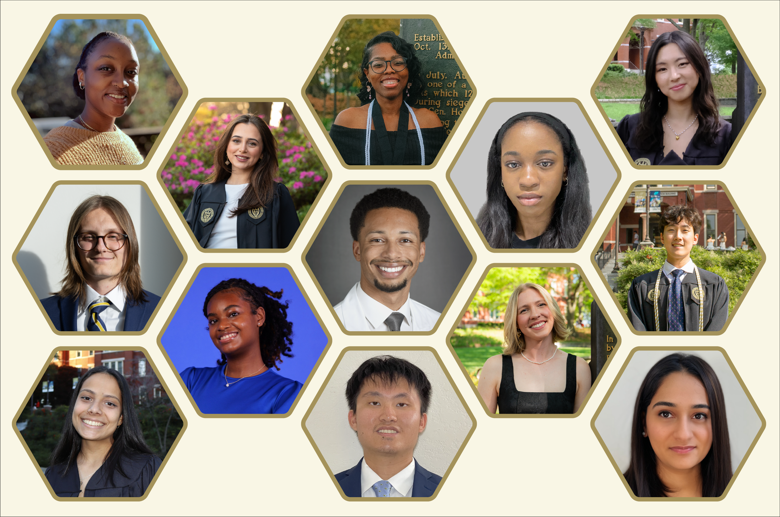 A collection of the undergraduate students who co-authored the paper. (Credit: Tang and Onstine)