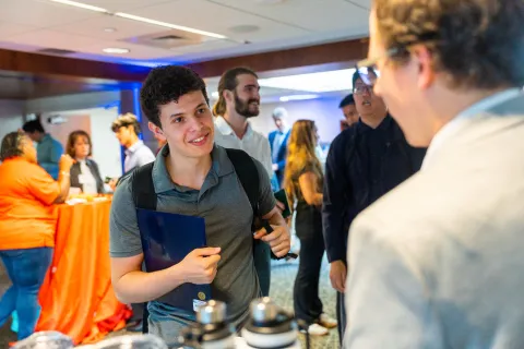 During SENE, students were able to speak to recruiters as well as company employees (many of them Georgia Tech alumni) who work in science fields.