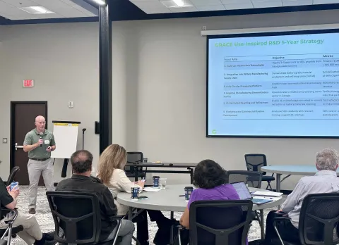 Scott McWhorter at the GEMs-3 and GRACE Workshop