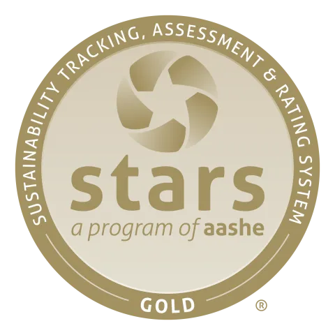 STARS Gold Rating for Sustainability 