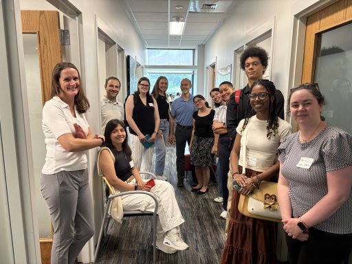 The first cohort of the Neuroscience and Neurotechnology Ph.D. Program were welcomed to campus during a launch event in August 2025. 