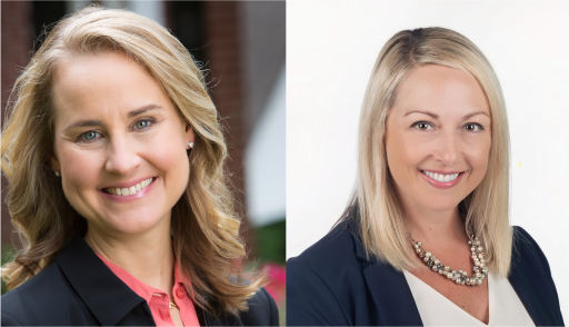 Lesley Baradel and Christie Stewart