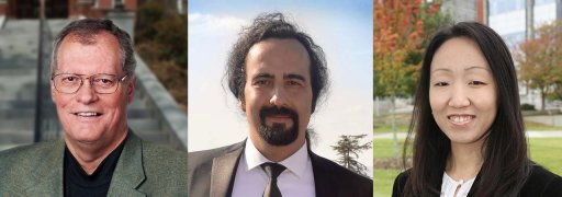 Randall Engle, professor in the School of Psychology; Alper Erturk, Carl Ring Family Chair and professor in the George W. Woodruff School of Mechanical Engineering; and Yuhang Hu, associate professor in the Woodruff School and the School of Chemical and B