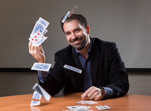 Matt Baker, math professor and magician