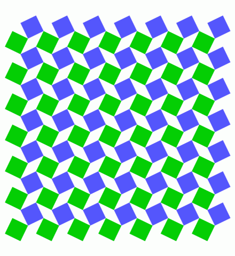 A model of a mechanical metamaterial.