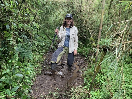 As president, CEO, and chief scientific officer of the Dian Fossey Gorilla Fund, Stoinski splits her time between the Atlanta headquarters and Rwanda.